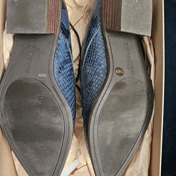 Lucky Brand Snake Skin Booties - Picture 3 of 3